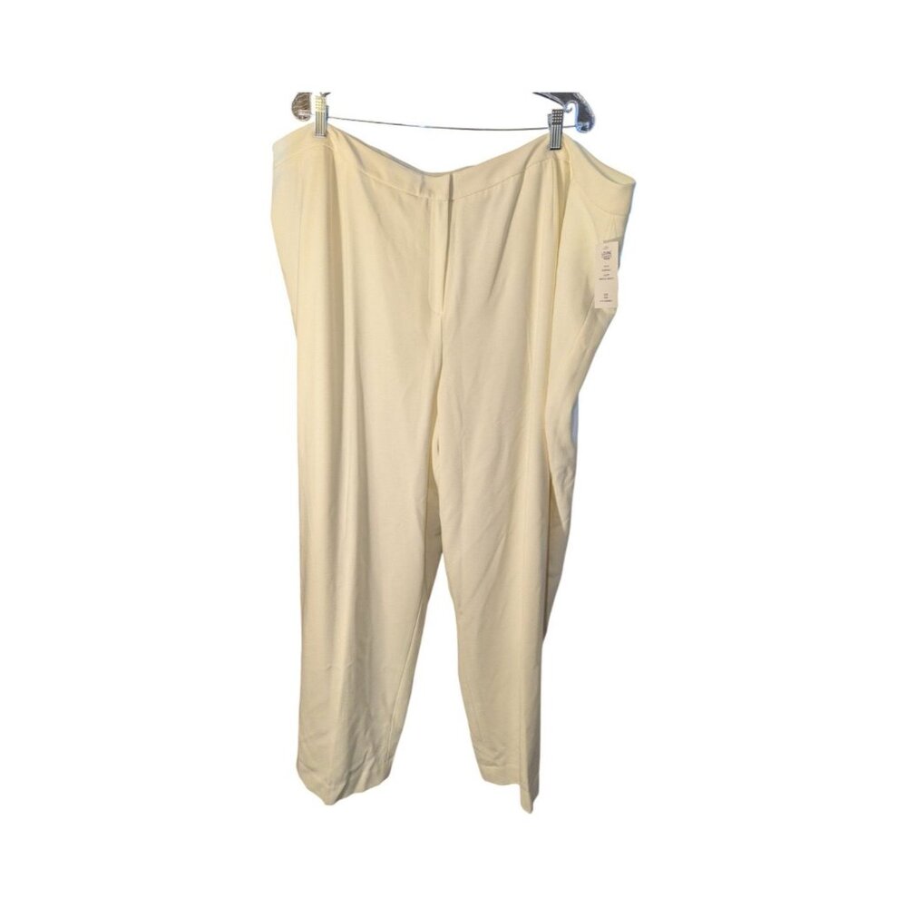 Larry Levine Classics 32W Dress Pants Women Stretch Plus Size